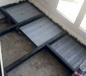Расширение балкона